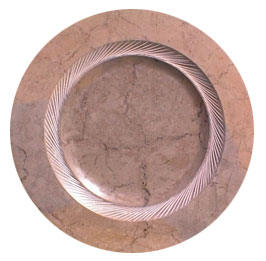 stone plate, 56cm, Cap