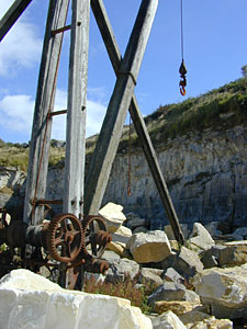 Purbeck quarry - photo by Richard Jeffery