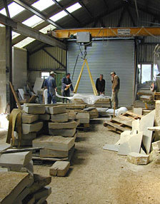 Purbeck quarry setting - photo by Richard Jeffery
